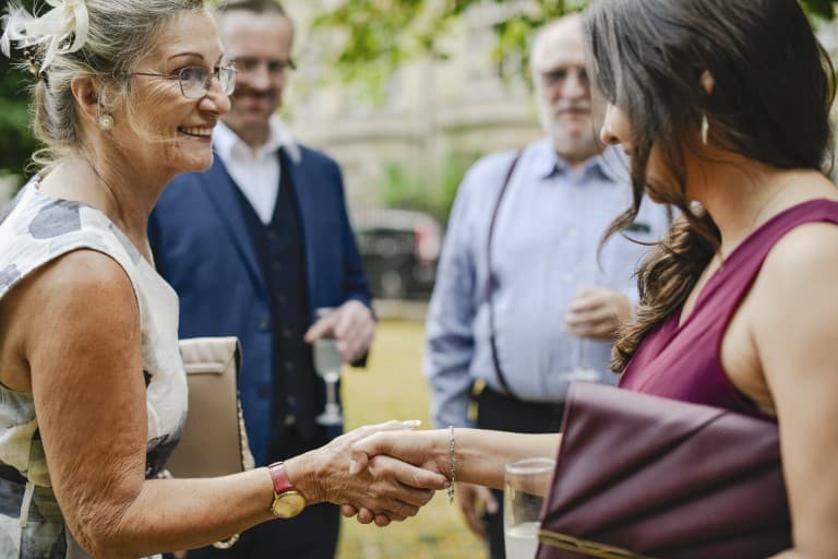 Property closing handshake