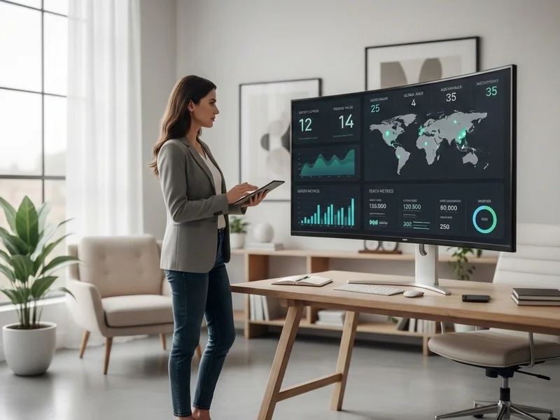 Agent dashboard showing listing reach